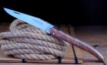 Laguiole-Taschenmesser Fontenille Pataud, Edition NORALIS 01, Thuja, brosse, guillochierte Biene, Plein Ansicht 1