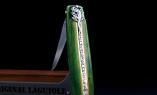 Laguiole-Taschenmesser Jean-Michel Cayron, Edition GECKO, Buche, guillochierte Biene Ansicht 1