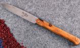 Laguiole-Taschenmesser, Laguiole du Barry, Edition DROIT Wacholder, brosse, 13 cm, guillochierte Biene, Plein Ansicht 1