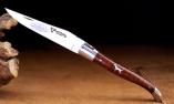 Laguiole-Taschenmesser Laguiole en Aubrac, Edition HERAGON Hund, guillochierte Biene, brillant Ansicht 1