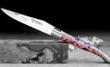 Laguiole-Taschenmesser Laguiole en Aubrac, Edition LAVA braun, Double Platines, brosse Ansicht 1