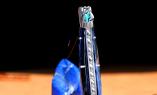 Laguiole Taschenmesser Mickael Ginisty, Edition BLUE PEARL, Perlmutt, brillant, guillochierte Biene Ansicht 1