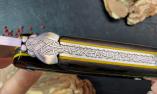HALBUNIKAT: Laguiole Taschenmesser Mickael Ginisty, Edition JARES 07, Ebenholz, brosse, guillochierte Biene Ansicht 1