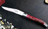 Taschenmesser Laguiole du Barry, Edition GOURMET Kaffeebohnen, 11 cm, brosse, guillochierte Biene Ansicht 1