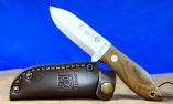Mini-Outdoormesser Joker BS9 AVISPA by Jose Sabater, feststehender Klinge, Walnuss, 14C28 Ansicht 1