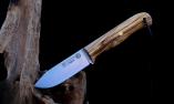 Outdoormesser Joker BS9 CAMPERO by Jose Sabater, feststehender Klinge, Olivenholz, 14C28 Ansicht 1