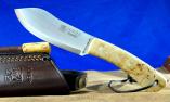 Outdoormesser Joker Nessmuk S by Jose Sabater, feststehender Klinge, Birkenholz, 14C28 Ansicht 1