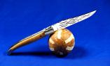 Taschenmesser Limitiertes Laguiole Le Fidele Wacholder Fabrice Lefort, brosse Ansicht 1