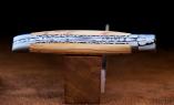 Taschenmesser Laguiole en Aubrac, double platines, Brosse, Olivenholz Ansicht 1
