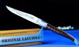 Taschenmesser Laguiole Le Fidele CISELE Amourette/Schlangenholz, brosse, guillochierte Biene Ansicht 1