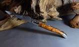 Taschenmesser Laguiole Honore Durand, double platines, Amboina-Holz, brillant Ansicht 1
