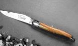 Taschenmesser Laguiole Honore Durand, double platines, Ulmenholz, brillant Ansicht 1