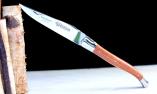 Taschenmesser Laguiole en Aubrac, brillant, Rosenholz, guillochierte Biene Ansicht 1