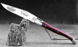 Taschenmesser Laguiole Honore Durand, Edition PREMIERE, Bois de Violette, brillant, guillochierte Biene, brillant Ansicht 1