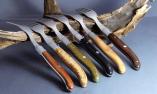 Claude Dozorme Laguiole 6-teilig, Gabel-Set "bois panaches" Ansicht 1