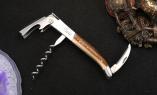 Laguiole Honore Durand, Sommelier, Edition GERARD 01, 2 farbige Pistazie, geschmiedete Biene Ansicht 1