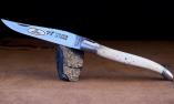 Taschenmesser Laguiole "Le Fidèle" CISELE, Knochen, guillochierte Biene, brosse Ansicht 1