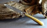 Taschenmesser Laguiole en Aubrac, Edition KROKUS, brillant, Horn blond, guillochierte Biene Ansicht 1