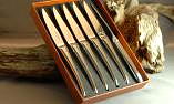 Laguiole en Aubrac 6-teilig, Steakmesser Set Monoblock brillant Edelstahl Ansicht 1