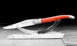 Taschenmesser Laguiole en Aubrac, Brosse, Padouk, guillochierte Biene Ansicht 1