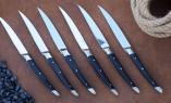 Laguiole Goyon-Chazeau, Edition ART ONE, 6tlg, Steakmesserset Ebenholz, brillant Ansicht 1