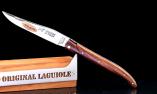 Taschenmesser Laguiole "Le Fidèle" Plein Eisenholz, guillochierte Biene, brosse Ansicht 1
