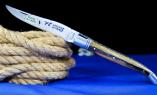 Taschenmesser Laguiole Le Fidele CISELE Ebenholz-LAOS, brosse, guillochierte Biene Ansicht 1