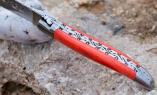 Taschenmesser Laguiole du Barry, Edition GARMOUCHE, Double Platines, Knochengriff, brosse Ansicht 1