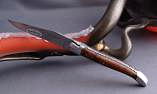 Taschenmesser Laguiole en Aubrac, double platines, Brosse, Brown Mallee Ansicht 1