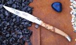 Taschenmesser Laguiole Aveyron, brillant, Wacholder glänzend, guillochierte Biene Ansicht 1