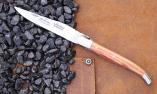 Taschenmesser Laguiole Aveyron, brillant, Rosenholz, guillochierte Biene Ansicht 1