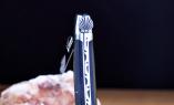 Taschenmesser Laguiole Honore Durand, St Jacques, Ebenholz, guillochierte Biene, brosse Ansicht 1