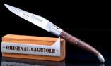 Taschenmesser Laguiole en Aubrac, Brosse, Grasbaum, guillochierte Biene Ansicht 1