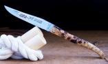 Taschenmesser Laguiole "Le Fidèle" Edition Plein, stabilisierte Pappel-Zwiesel, brosse, guillochierte Biene Ansicht 1