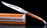 Taschenmesser Laguiole Le Fidele CISELE stabilisierte Buche, guillochierte Biene Ansicht 1