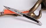 Taschenmesser Laguiole Arbalete Genes David, Ebenholz, Edition Classic, brosse Ansicht 1