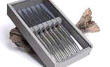 Laguiole Goyon-Chazeau, Edition ART ONE, 6-teilig, Steakmesserset Edelstahl brillant  Ansicht 1