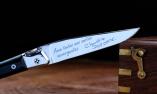 Taschenmesser Laguiole Claude Dozorme Editione Claudine 01, Büffelhorn, limitierte Edition auf 50 Stück Ansicht 1