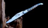 Taschenmesser Laguiole Honore Durand, Mammutbackenzahn, brown sugar, 14c28-Stahl  Ansicht 1