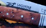 Taschenmesser Laguiole Le Fidèle, Edition SAMOS 02, 1 x Diamant, Thujaholz, brosse, guillochierte Biene Ansicht 1