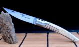 GOYON-CHAZEAU, Taschenmesser Thiers Pirou, Edition JOEL 17, Buche, guillochiertes Ressort, brosse Ansicht 1