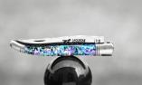 Taschenmesser Le Fidèle Abalone Lucy, brosse, guillochierte Biene Ansicht 1