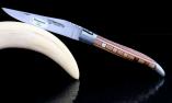 Taschenmesser Laguiole en Aubrac, Edition MOSAIKO 06, guillochierte Biene, brosse, Intarsien-Griff Ansicht 1