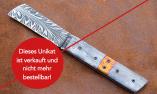 Taschenmesser TIRAF von Thomas Fleury, Giraffenknochen, Damast, brillant Ansicht 1
