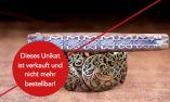 AUSVERKAUFT: Taschenmesser Laguiole en Aubrac,Edition MERCOL14, Damast, Brown Mallee, Plein, guillochierte Biene  Ansicht 1