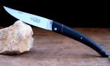 Taschenmesser Thiers Arbalete Genes David, Ebenholz/rot, brosse, Plein Ansicht 1