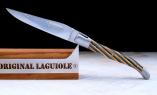 Taschenmesser Laguiole en Aubrac, Edition SAMBA 03, guillochierte Biene, brosse Ansicht 1