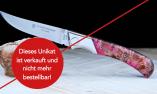 AUSVERKAUFT: UNIKAT: Jagdmesser von Claude Dozorme, Edition MORLOS 01, Ahorn Pink, brosse/brillant Ansicht 1