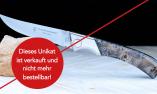 AUSVERKAUFT: UNIKAT: Jagdmesser von Claude Dozorme, Edition MORLOS 02, Ahorn braun, brosse/brillant Ansicht 1