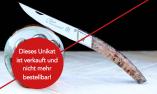 AUSVERKAUFT: UNIKAT: Thiers-Taschenmesser Claude Dozorme, Edition DOZORMIA 01, Ahorn, brillant Ansicht 1